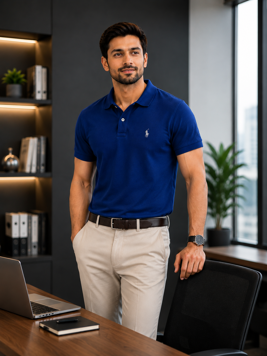 Royal Blue Classic Polo Shirt