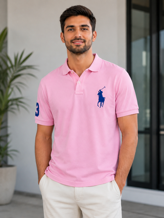 pink Classic Polo Shirt